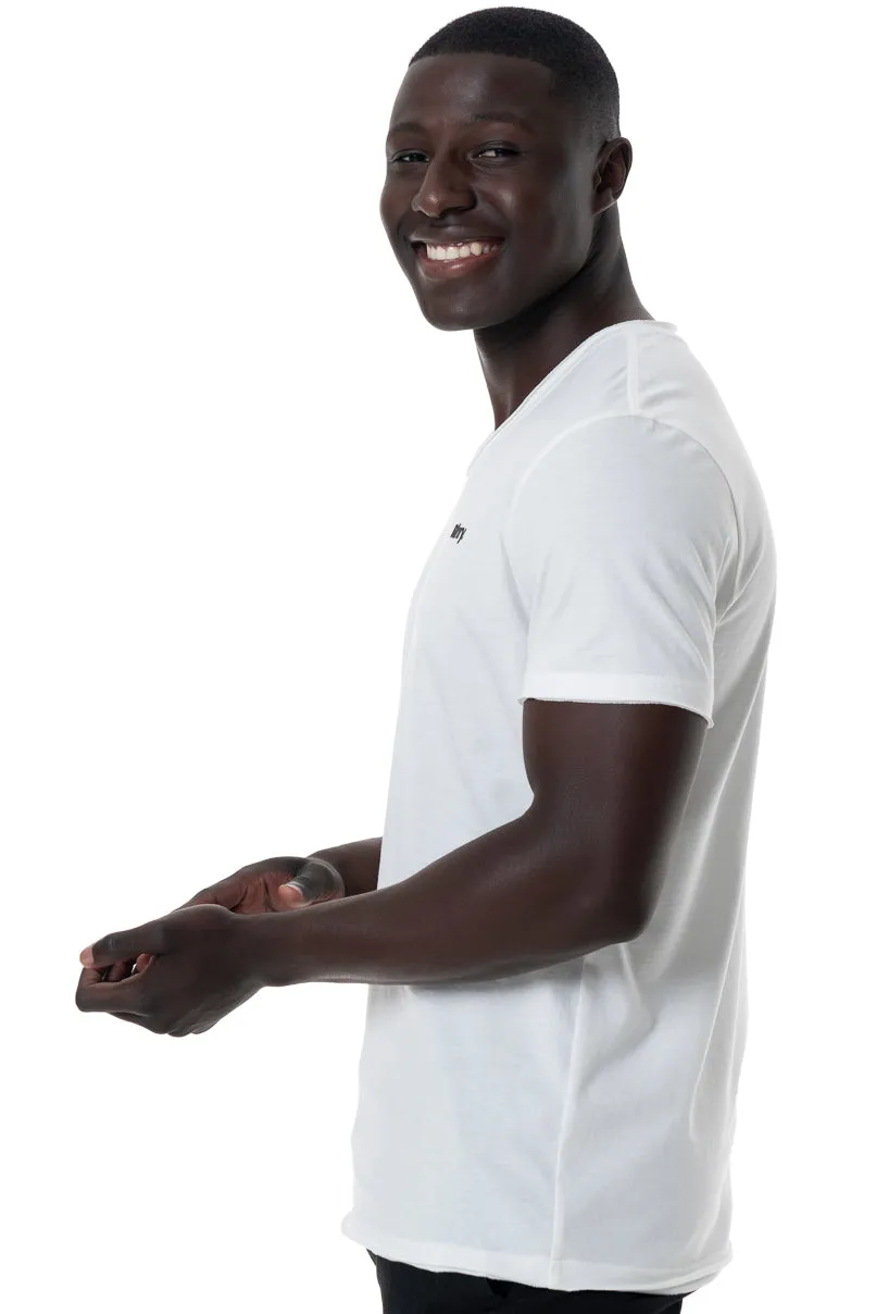 V-Neck T-Shirt _ 146855 _ Off White sold by Refinery product image thumbnail 2