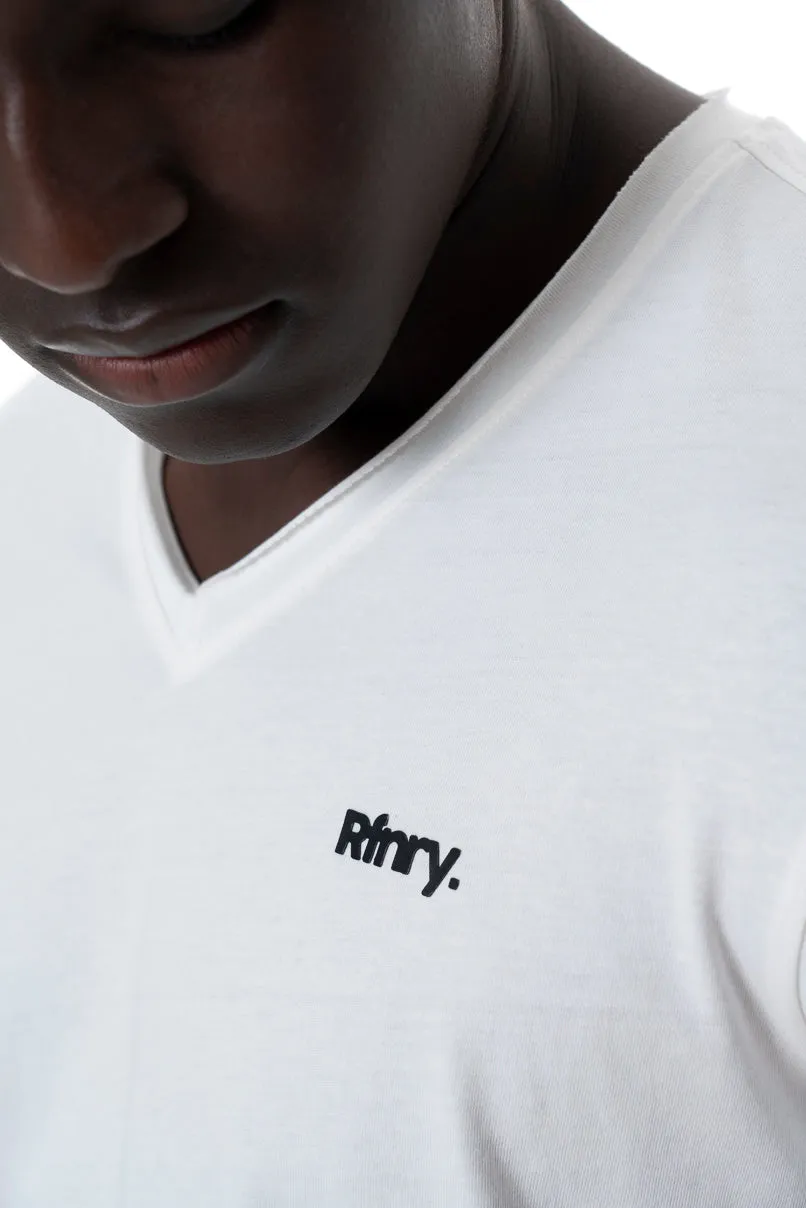 V-Neck T-Shirt _ 146855 _ Off White sold by Refinery product image thumbnail 3