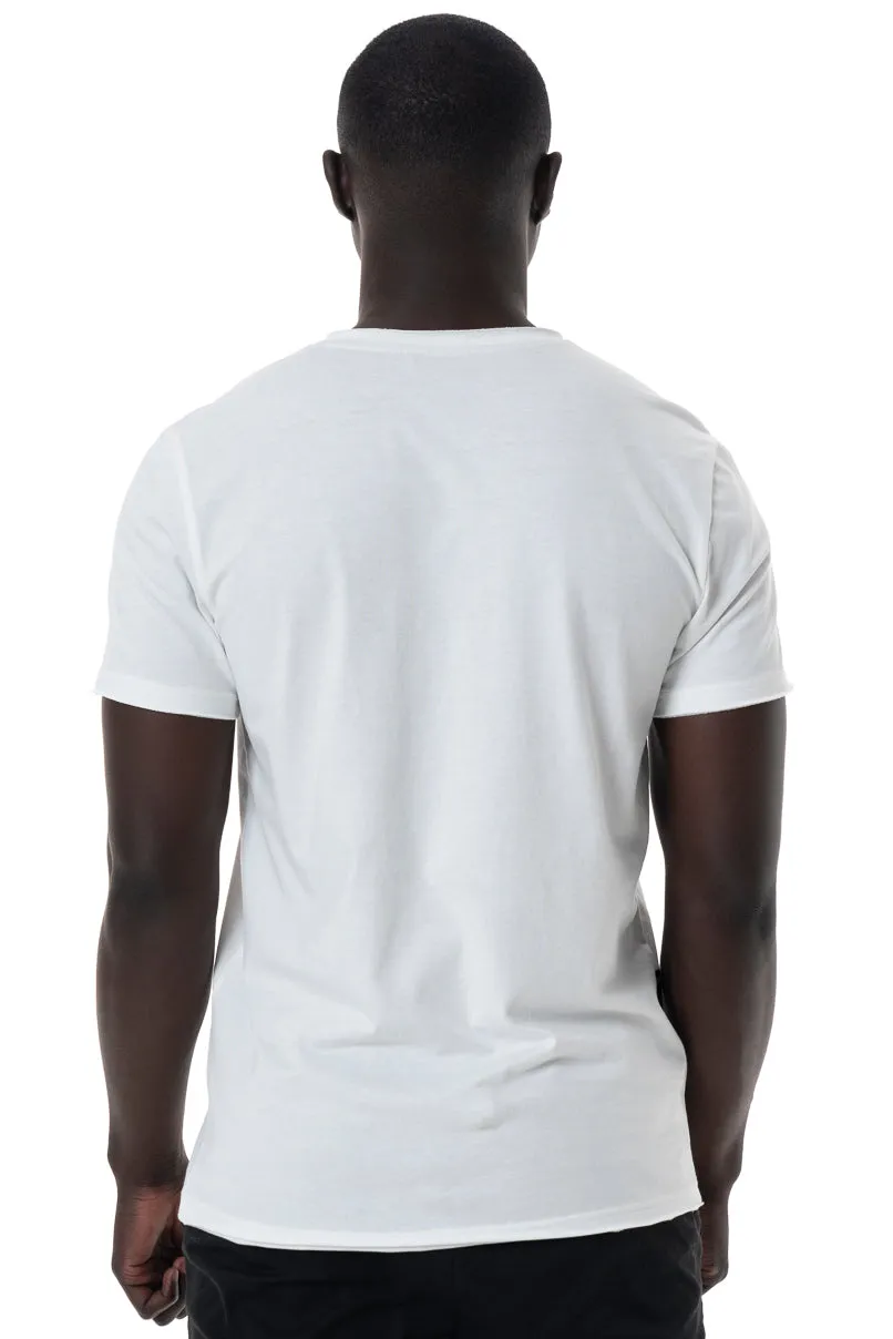 V-Neck T-Shirt _ 146855 _ Off White sold by Refinery product image thumbnail 4