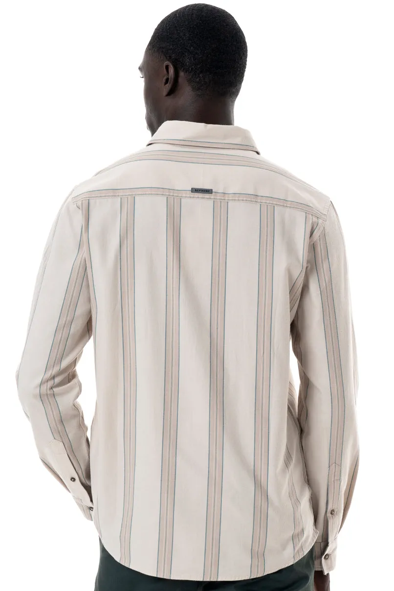 Long Sleeve Shirt _ 145408 _ Beige sold by Refinery product image thumbnail 4