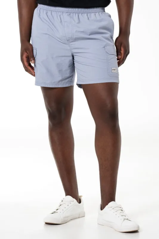 Cargo Swim Shorts _ 140180 _ Light Blue sold by Refinery