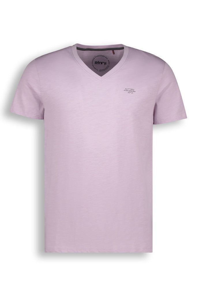 V-Neck T-Shirt _ 137175 _ Pink sold by Refinery product image thumbnail 2