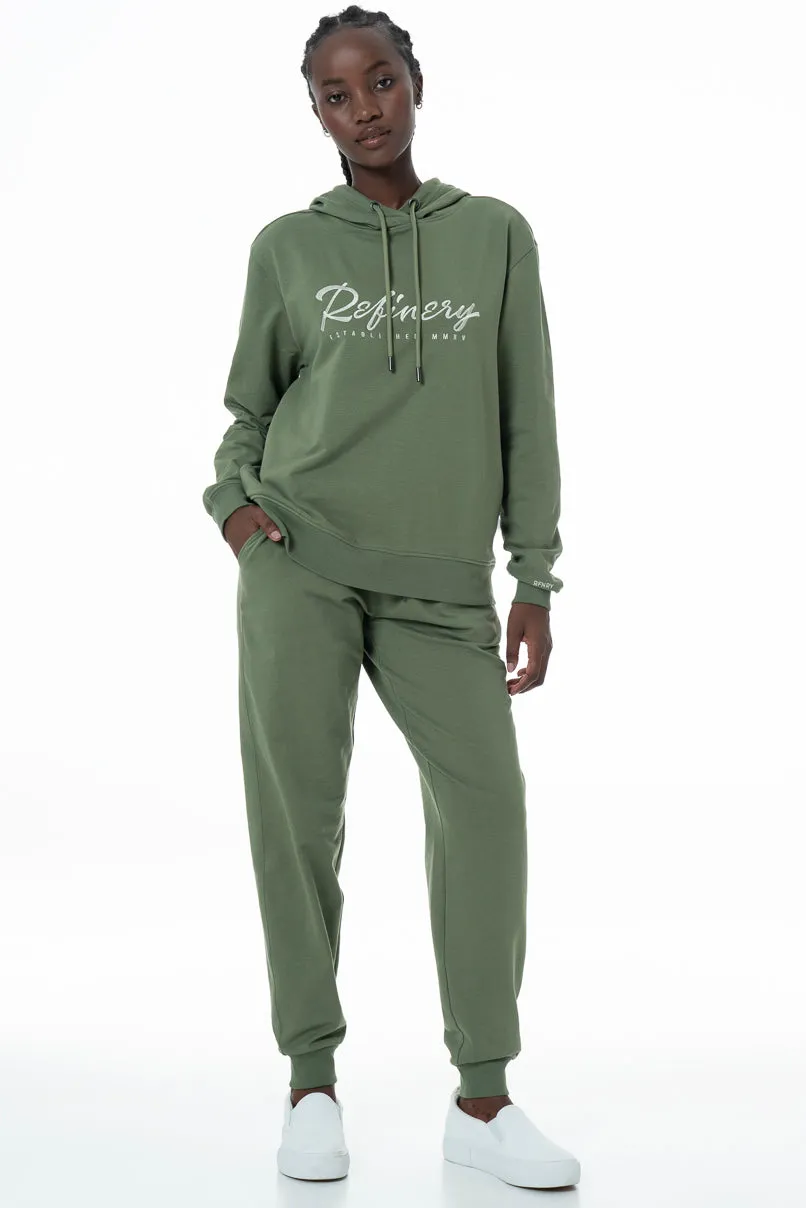 Hoodie _ 145635 _ Green sold by Refinery