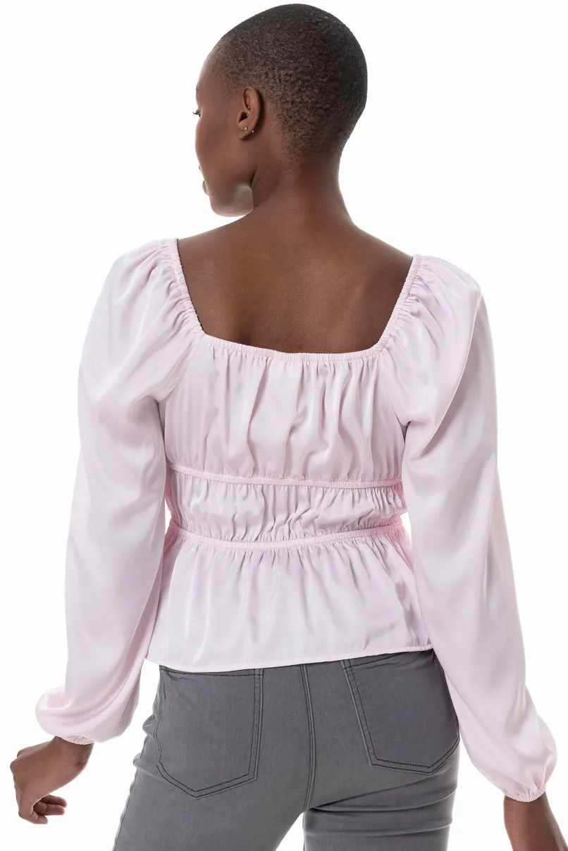Sweatheart Top _ 145730 _ Pale Pink sold by Refinery product image thumbnail 3