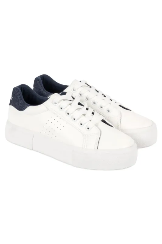 Lace Up Sneaker _ 146169 _ White sold by Refinery