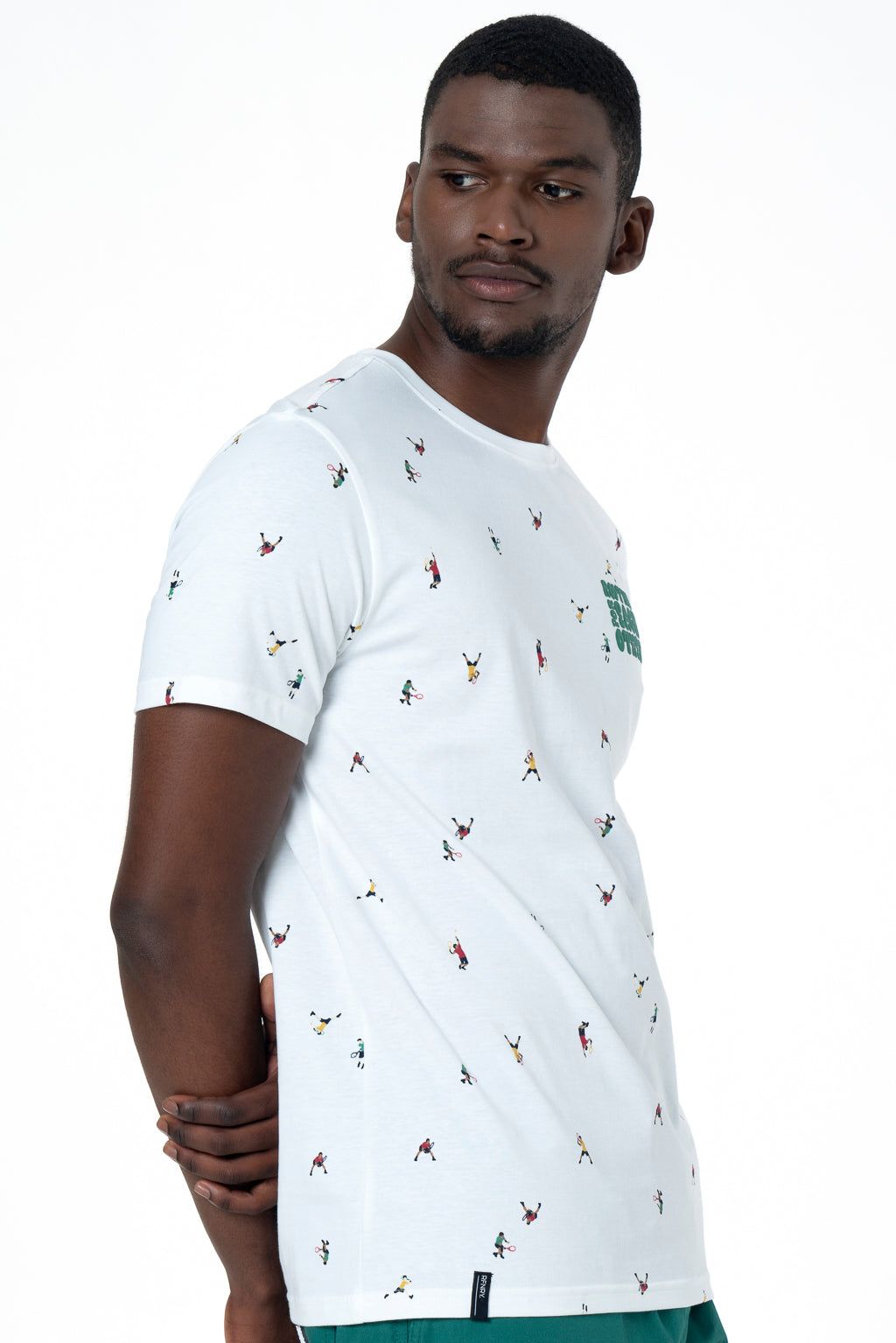 Branded T-Shirt _ 142511 _ Optic White sold by Refinery product image thumbnail 3