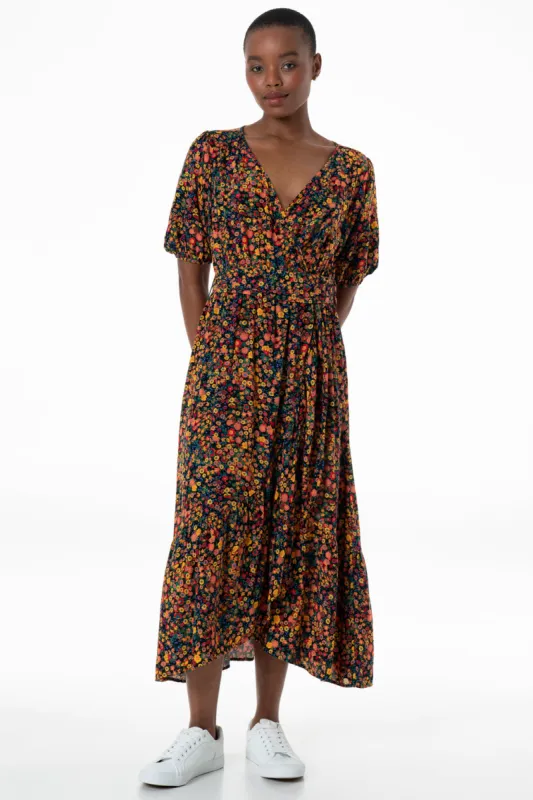 Wrap Dress _ 143335 _ Multi sold by Refinery