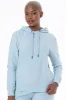 Hooded Sweat Top _ 146918 _ Light Blue sold by Refinery