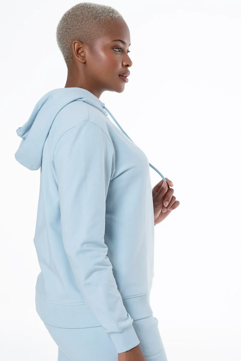 Hooded Sweat Top _ 146918 _ Light Blue sold by Refinery product image thumbnail 4
