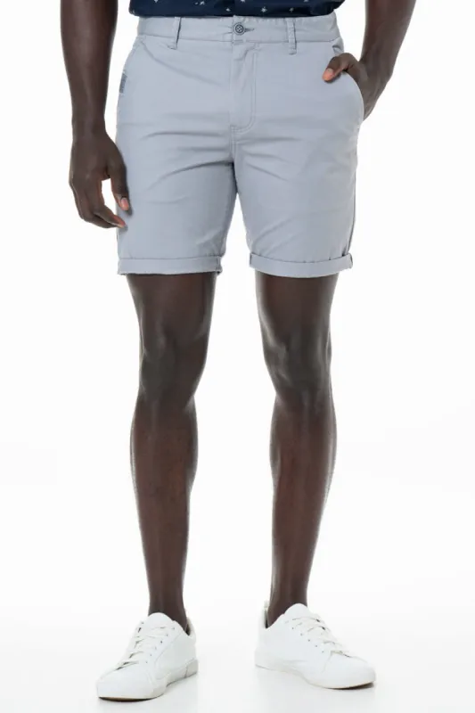 Slim-Fit Chino Shorts _ 140165 _ Grey sold by Refinery