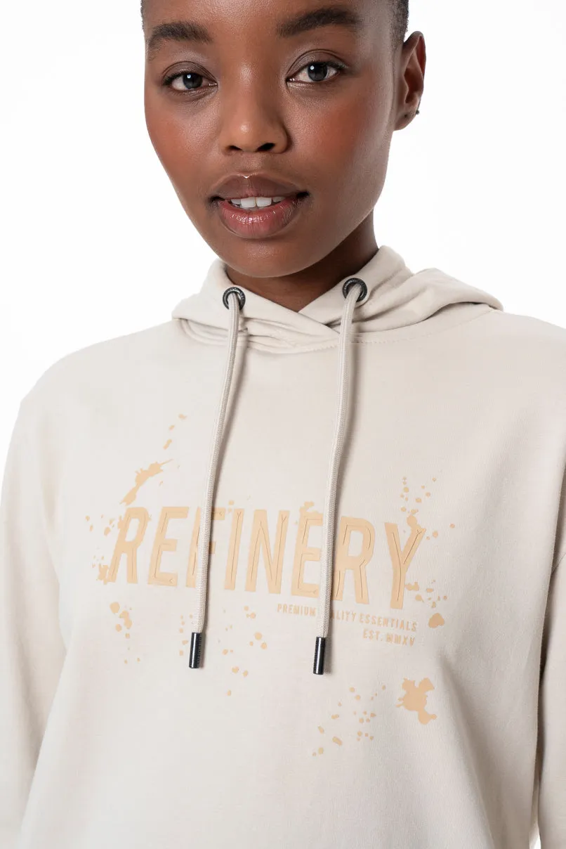 Branded Hoodie _ 145626 _ Stone sold by Refinery product image thumbnail 3