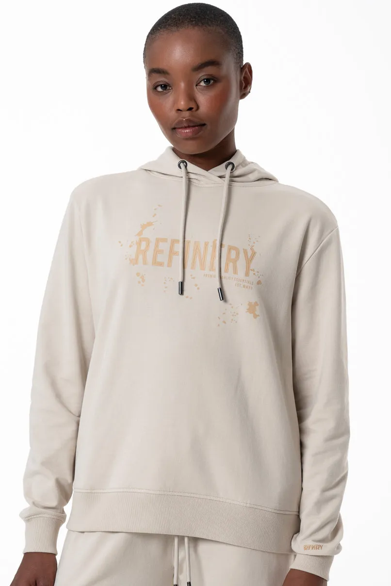 Branded Hoodie _ 145626 _ Stone sold by Refinery product image thumbnail 2