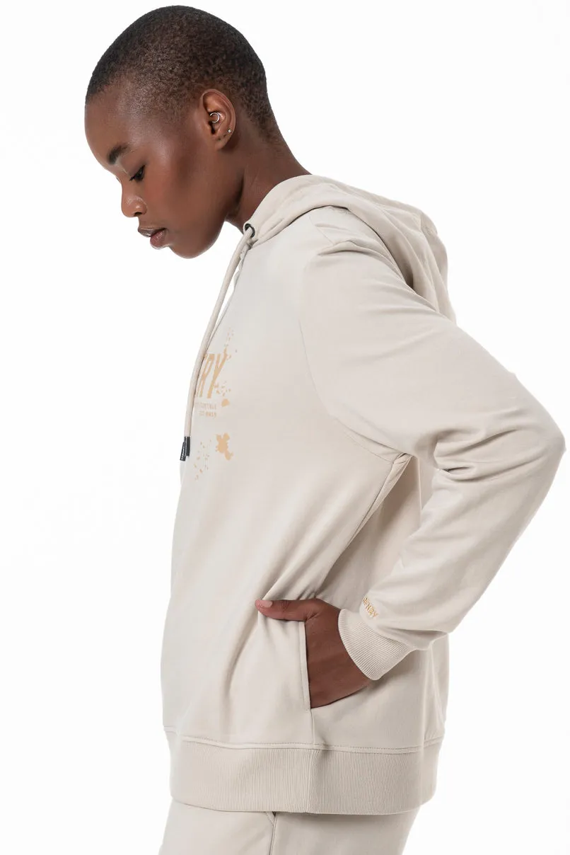 Branded Hoodie _ 145626 _ Stone sold by Refinery product image thumbnail 4