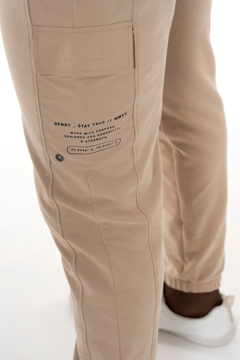 Cargo Track Pants _ 145396 _ Stone sold by Refinery product image thumbnail 5