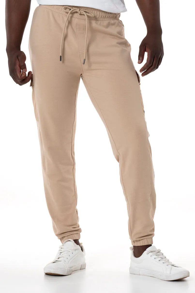 Cargo Track Pants _ 145396 _ Stone sold by Refinery product image thumbnail 2