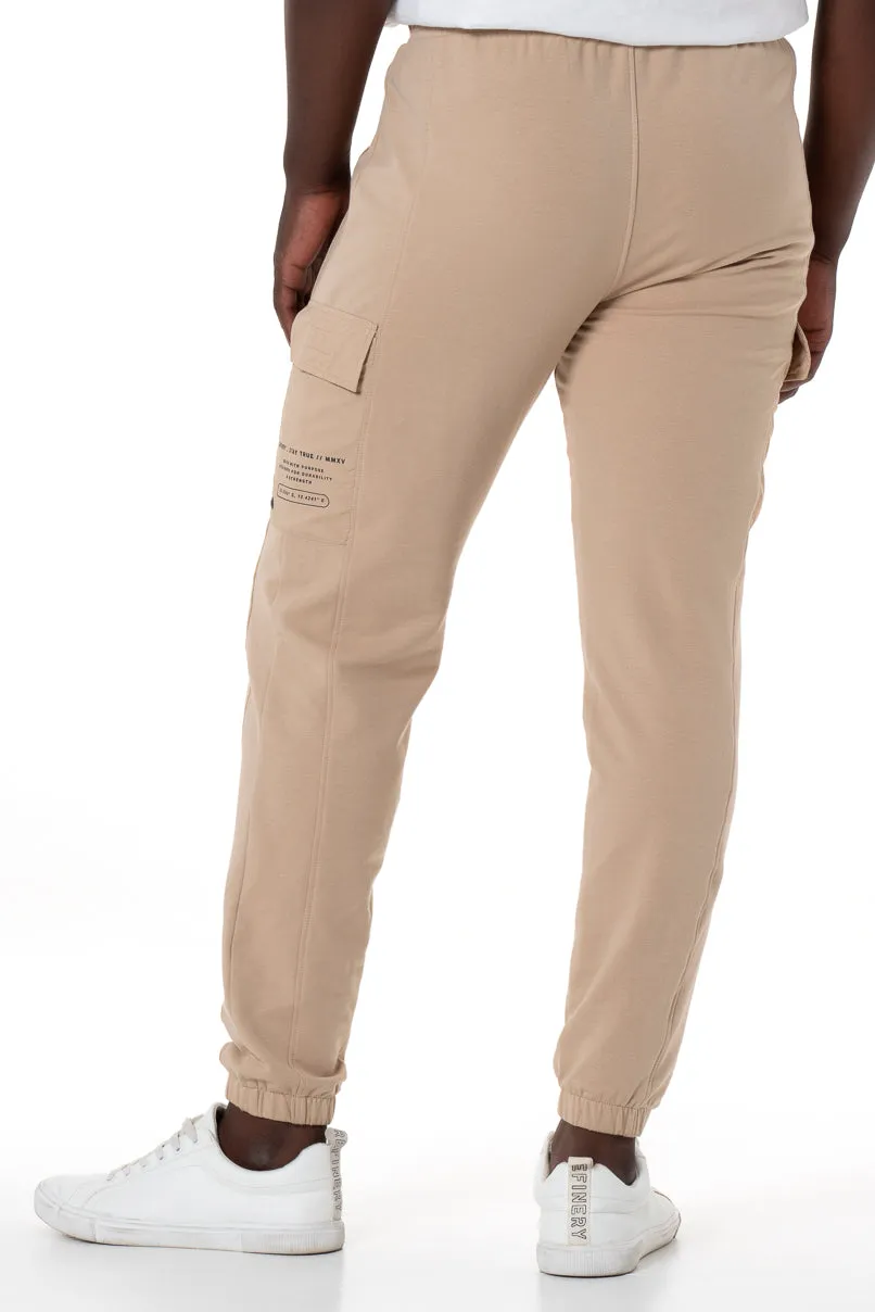 Cargo Track Pants _ 145396 _ Stone sold by Refinery product image thumbnail 4