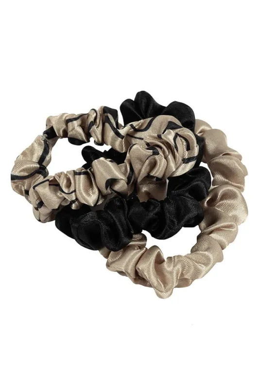 3pk Scrunchies _ 142070 _ Natural sold by Refinery