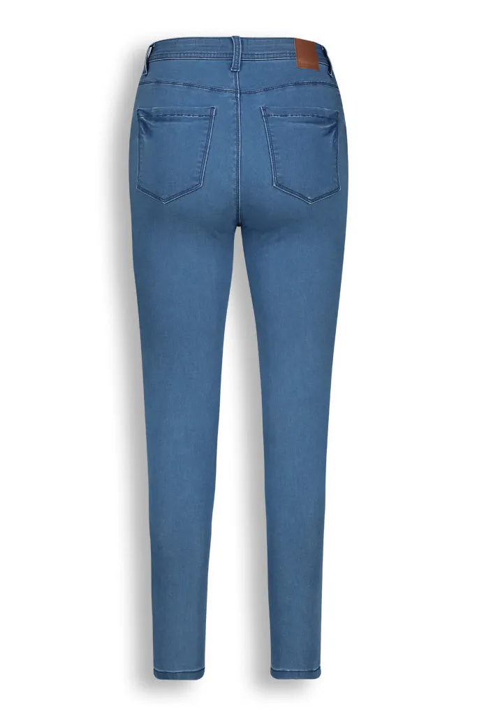 Rf09 Hi-Waisted Denim Jeans _ 135679 _ Mid Wash sold by Refinery product image thumbnail 3