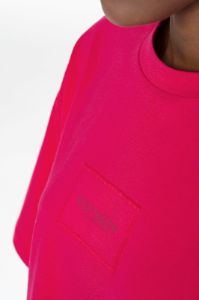 Boxy Branded T-Shirt _ 143192 _ Pink sold by Refinery