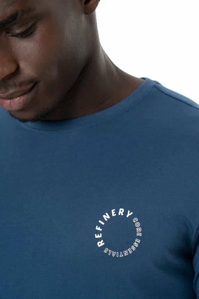 Core T-Shirt _ 141366 _ Dark Blue sold by Refinery product image thumbnail 4