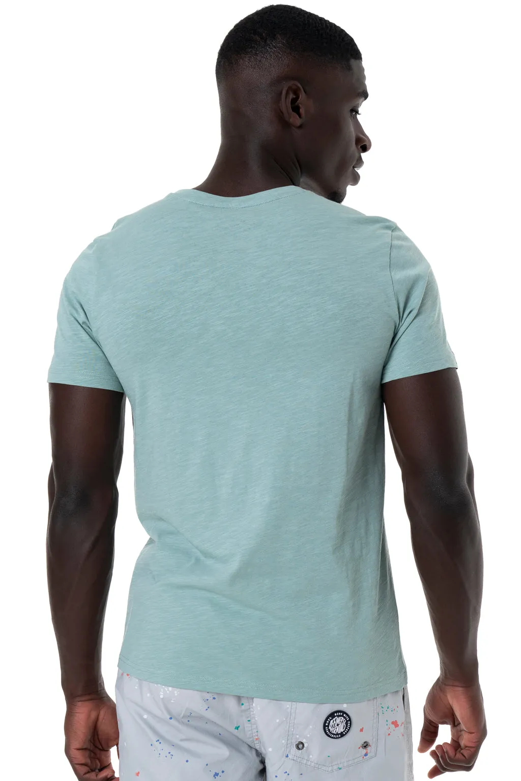 V-Neck T-Shirt _ 141368 _ Sage sold by Refinery product image thumbnail 3