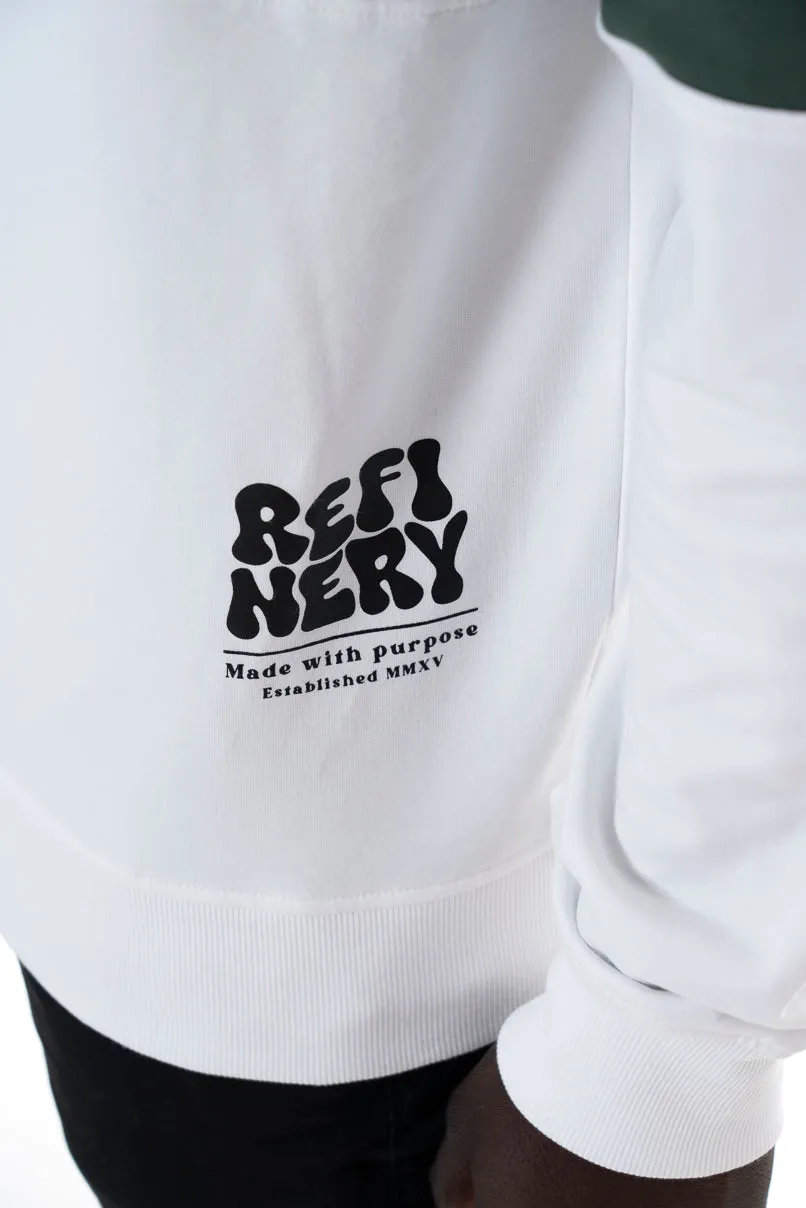 Colour Block Hoodie _ 146540 _ Emerald sold by Refinery product image thumbnail 4