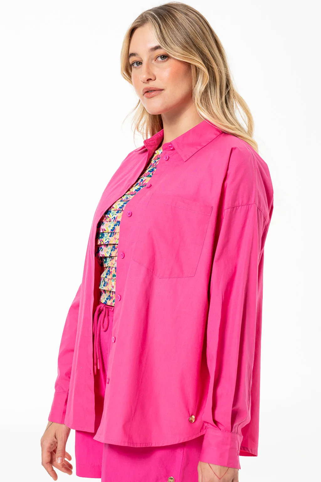 Overshirt _ 141554 _ Pink sold by Refinery product image thumbnail 3