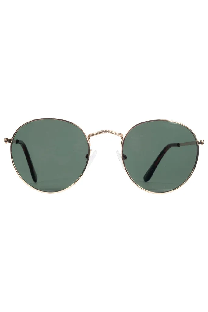 Round Sunglasses _ 152958 _ Gold sold by Refinery