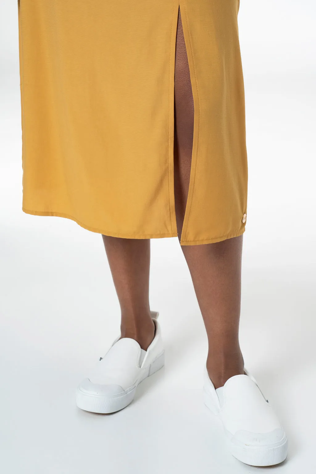 Slit Skirt _ 143387 _ Yellow sold by Refinery product image thumbnail 2