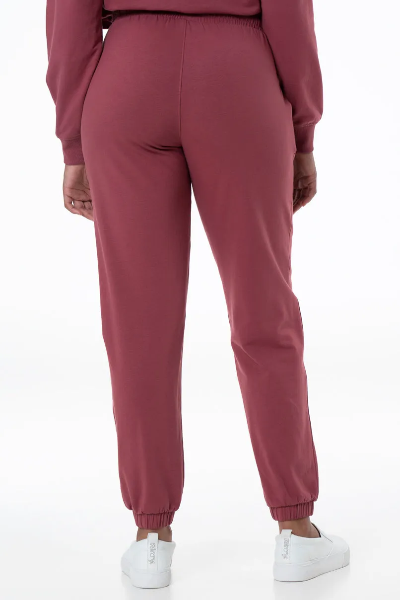 Relaxed Fit Track Pants _ 146937 _ Mauve sold by Refinery product image thumbnail 3