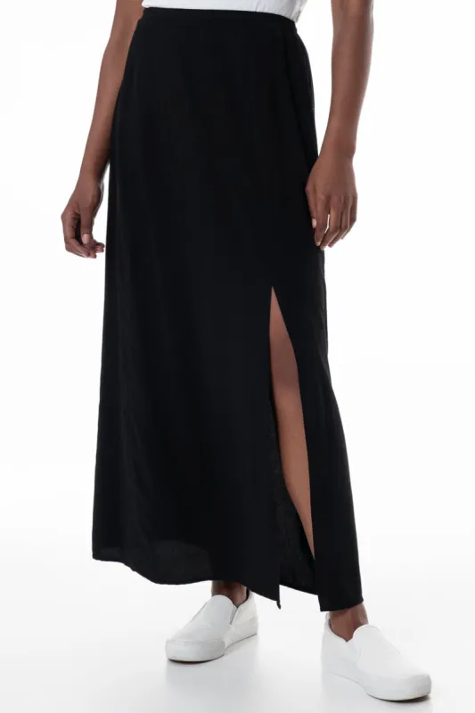 Slip Skirt _ 145601 _ Black sold by Refinery