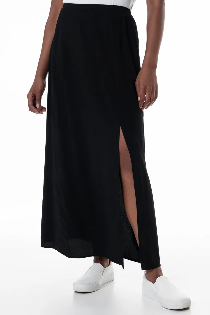 Slip Skirt _ 145601 _ Black sold by Refinery