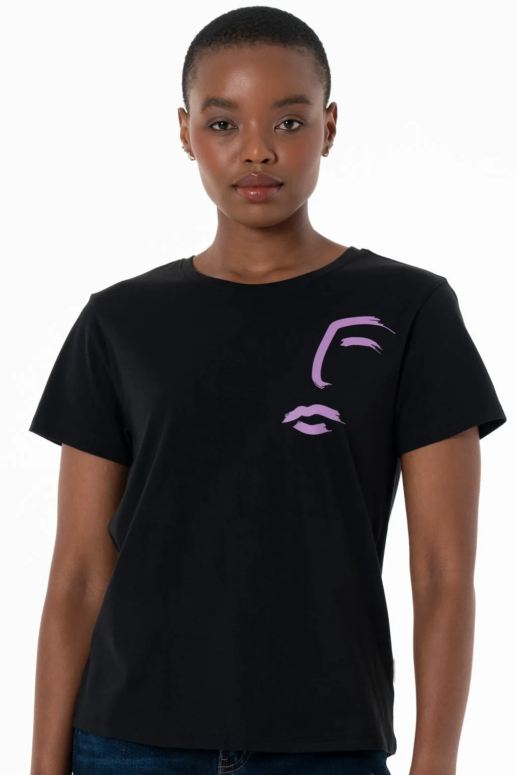 Statement T-Shirt _ 143241 _ Black sold by Refinery