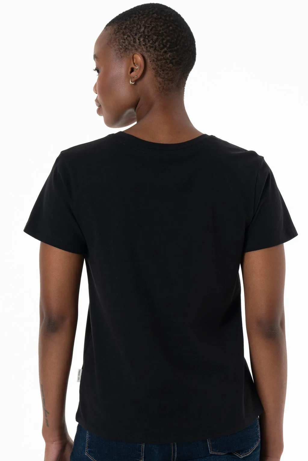 Statement T-Shirt _ 143241 _ Black sold by Refinery product image thumbnail 4