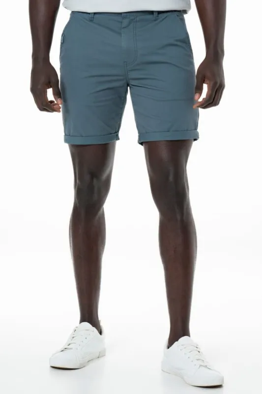 Chino Shorts _ 140165 _ Charcoal sold by Refinery