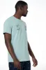 Branded T-Shirt _ 142541 _ Sage sold by Refinery
