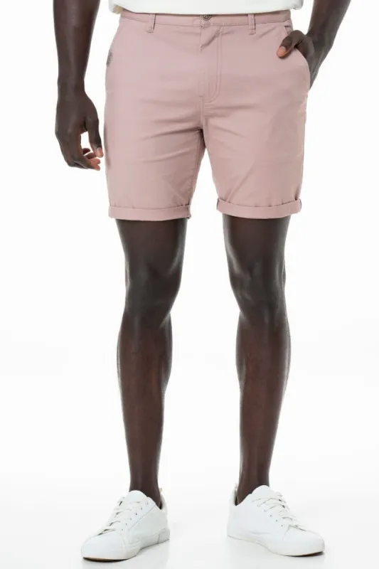 Slim-Fit Chino Shorts _ 140165 _ Nude sold by Refinery