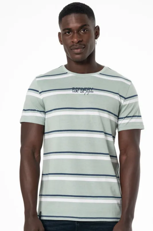 Branded T-Shirt _ 140504 _ Sage sold by Refinery