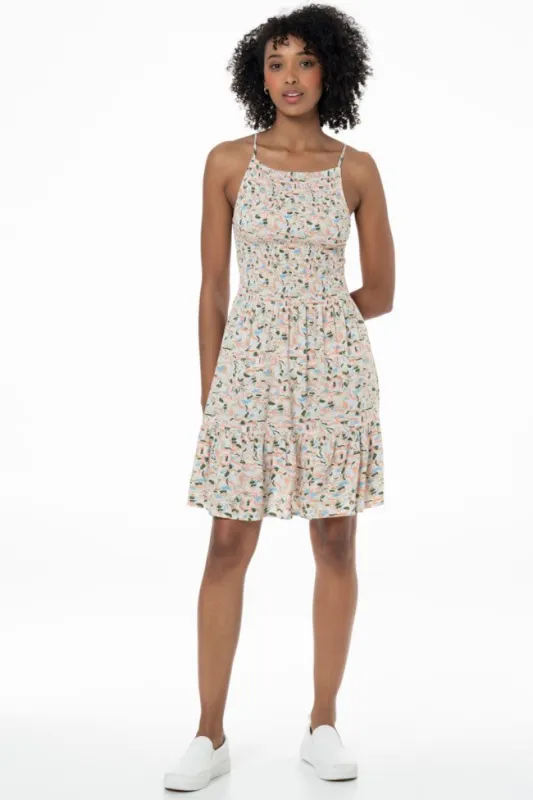 Strappy Shirred Dress _ 141433 _ Multi sold by Refinery