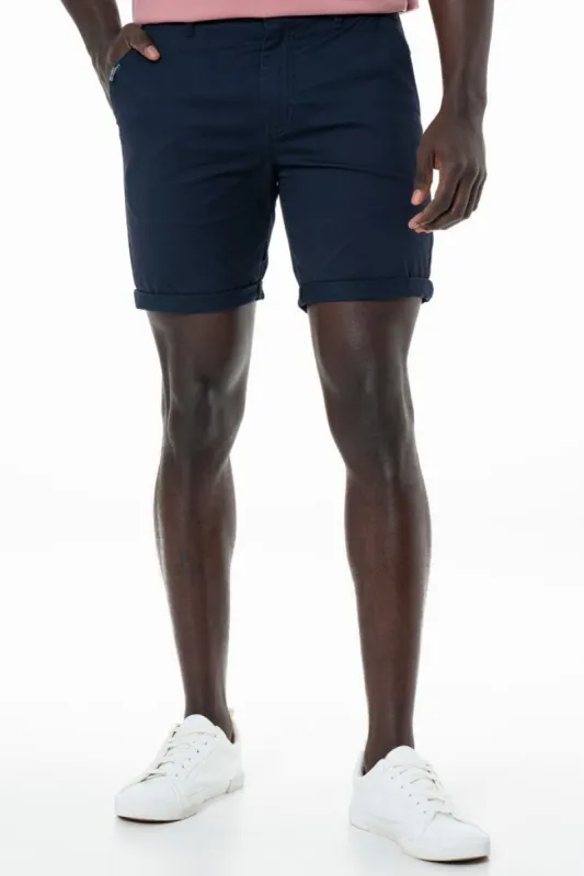 Slim-Fit Chino Shorts _ 140165 _ Ink sold by Refinery