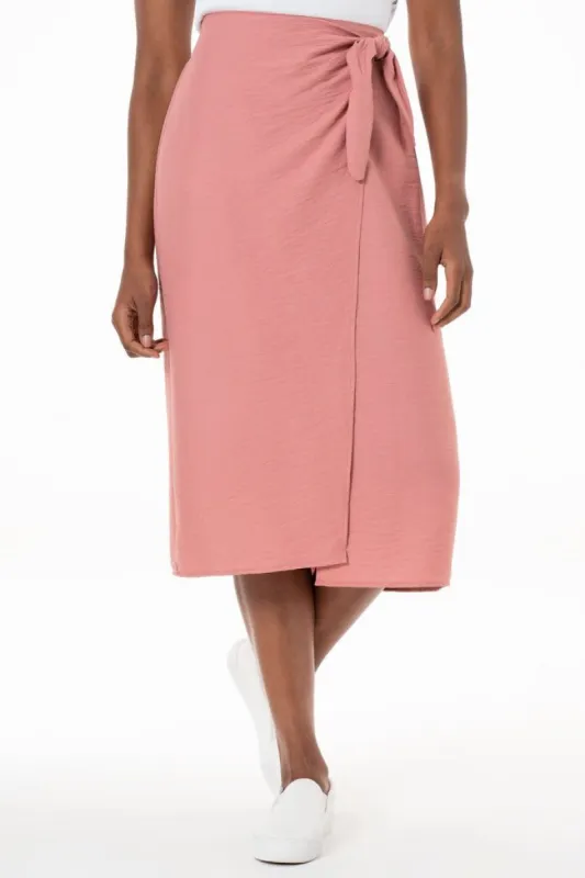 Wrap Skirt _ 138760 _ Dirty Pink sold by Refinery