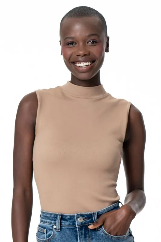 Seamless Bodysuit _ 141843 _ Brown sold by Refinery