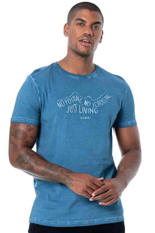 Fashion T-Shirt _ 136986 _ Blue sold by Refinery