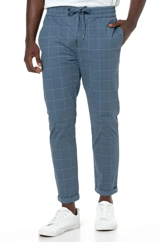 Chino Jogger _ 136292 _ Blue sold by Refinery