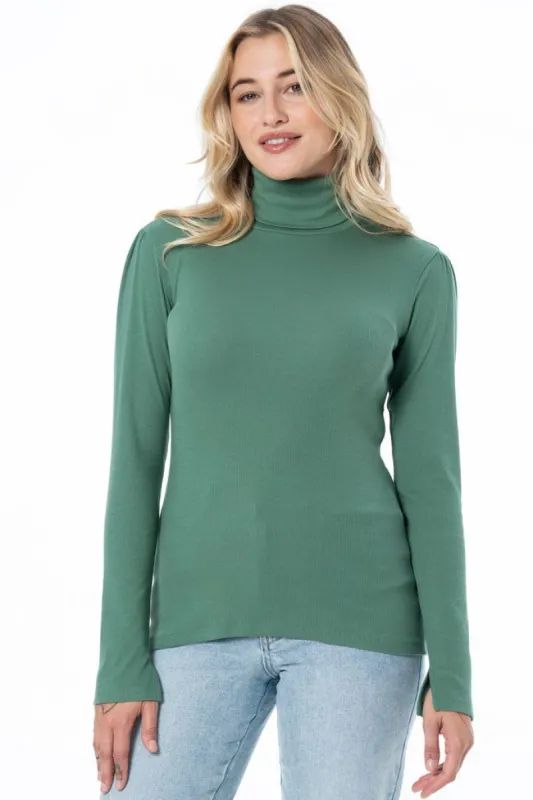 Ribbed Top _ 136266 _ Green sold by Refinery