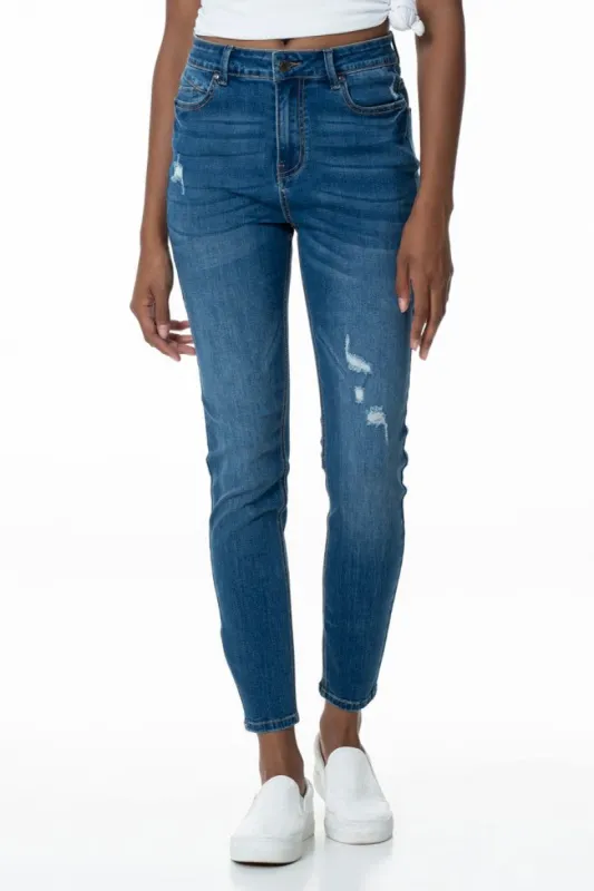 Rf05 Hi-Rise Regular Length Jeans _ 136357 _ Mid Wash sold by Refinery