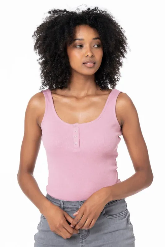 Ribbed Bodysuit _ 134966 _ Pink sold by Refinery