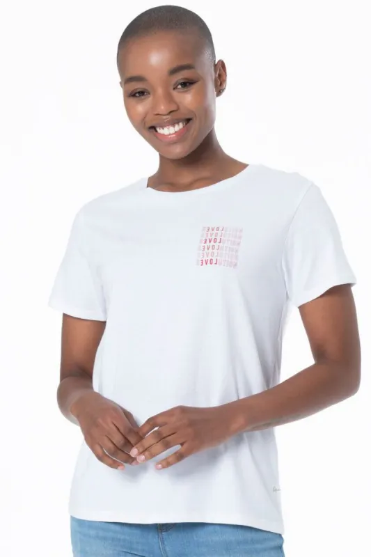 Statement T-Shirt _ 130854 _ White sold by Refinery