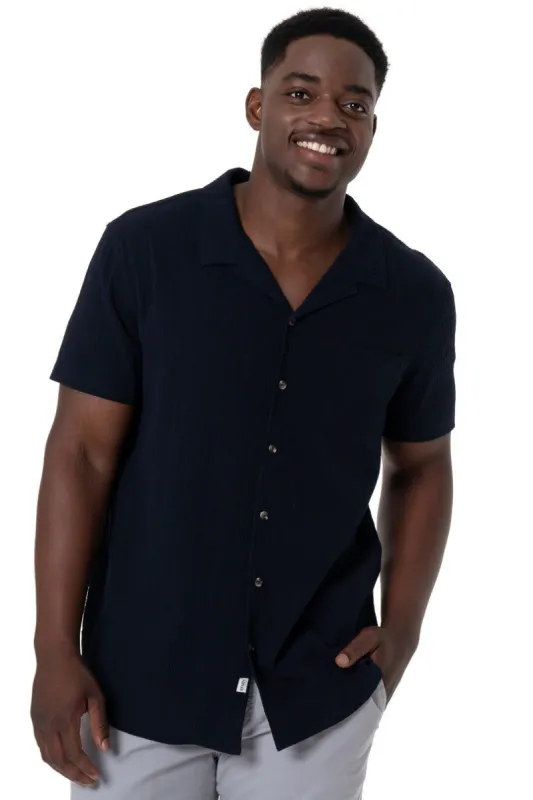 Gladneck Shirt _ 143029 _ Ink sold by Refinery