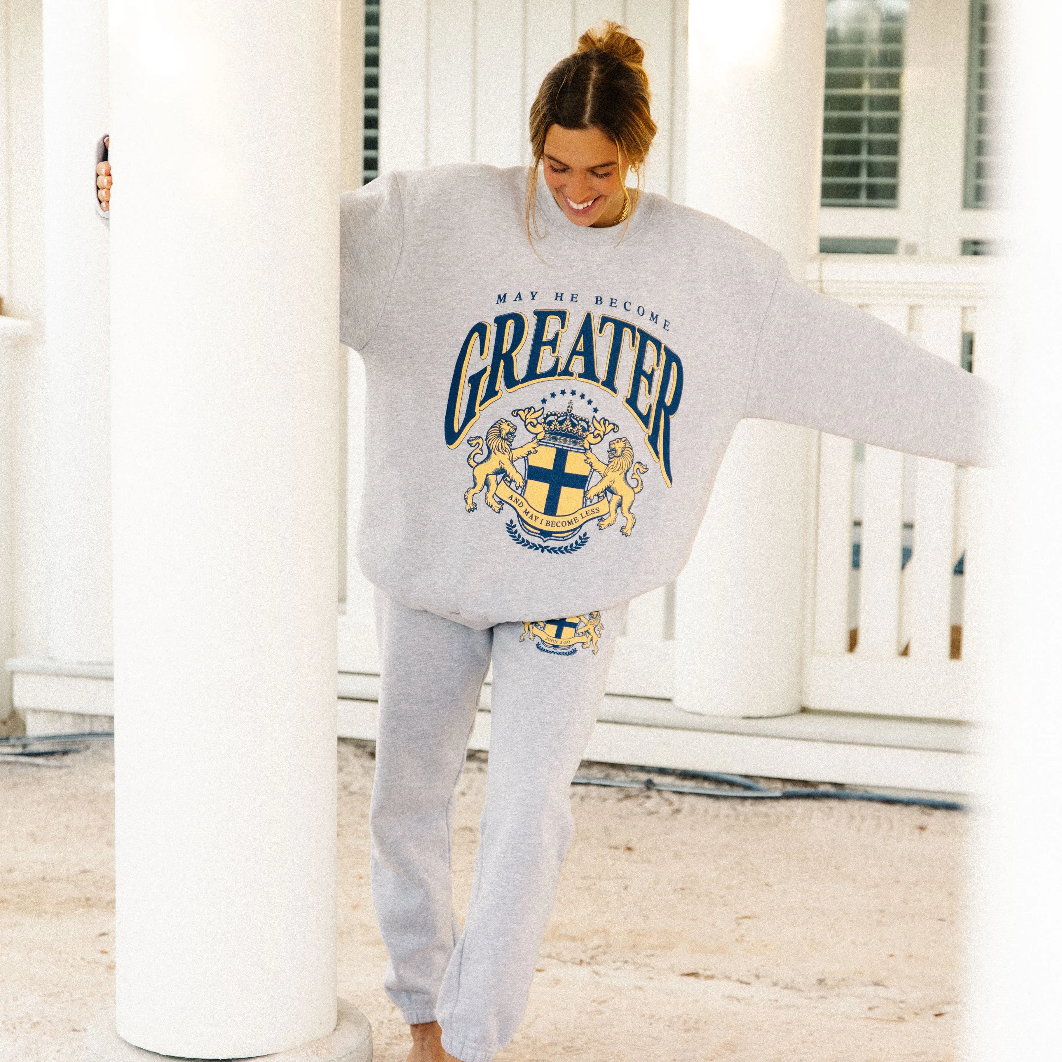 "JOHN 3:30" PREMIUM FLEECE PANTS sold by He Would Love First product image thumbnail 2